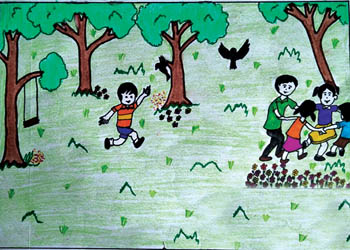 ART GRADE 2 mang đến những bức vẽ đầy màu sắc và vui tươi của các em học sinh lớp