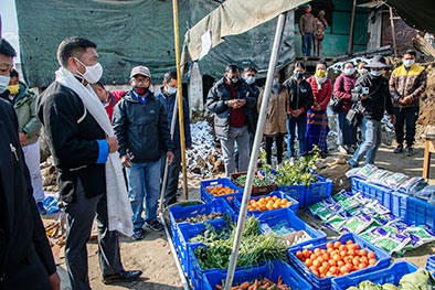 CM inaugurates weekly market in Tawang | The Arunachal Times