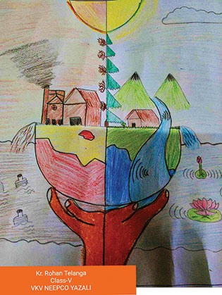 Online painting & essay competitions on Day 6 of Gandagi Mukt Bharat – Swachh  Bharat (Grameen