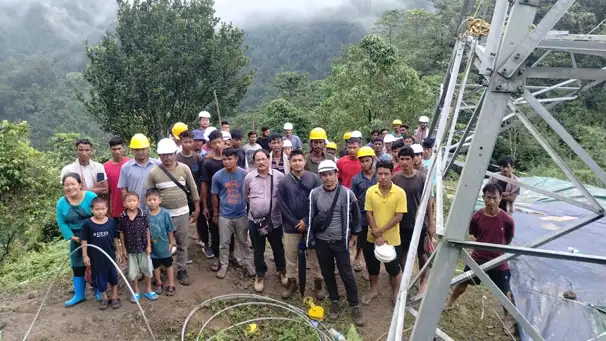 PGCIL officials seek shifting of tower