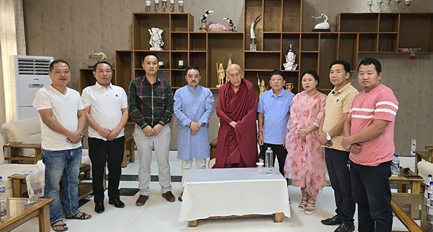 TSGAP Delegation Meets Prof Samdhong Rinpoche, Reaffirms Support for Tibetan Cause