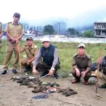Forest officials seize carcasses of wild birds, animals