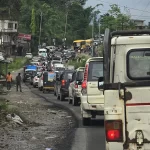 Barapani bridge closure brings life to a chaotic standstill