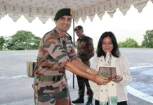 Assam Rifles felicitates Jamsenpa