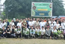 Newly recruited officers begin service with plantation drive