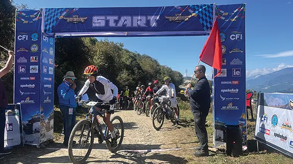 Ladakh's Tsewang Norboo wins men's elite XCT at 8th MTB Tawang Challenge
