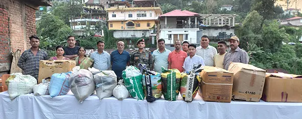 MLA Aboh, Assam Rifles provide relief to fire victims