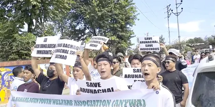 Orgs take out march demanding dismantling of illegal mosques