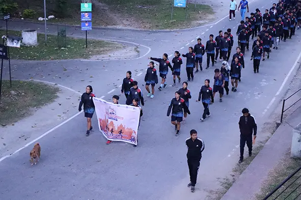 RGU organizes Fit India Freedom Run Walk