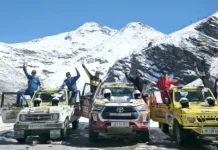 Team Adventure X Arunachal Pradesh clinches runner-up in Rally of Himalayas