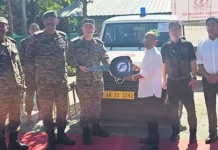 H&FW dept donates ambulance to military hospital