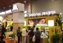 Rijiju visits Arunachal pavilion