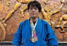 Techi Tagung awarded black belt