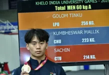 Tinku wins gold at Khelo India University Games