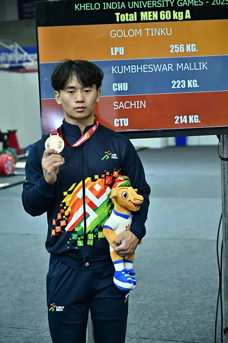 Tinku wins gold at Khelo India University Games