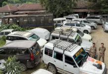 W/Siang police bust vehicle registration forgery racket, seize 16 vehicles