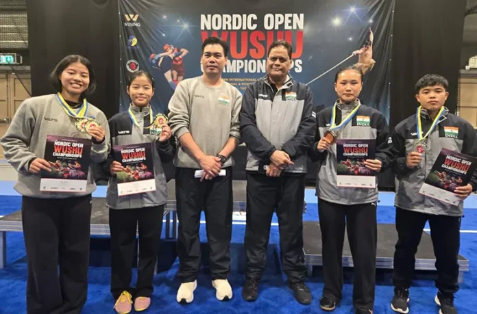 Arunachal athletes win four gold medals at Nordic Open Wushu C'ships