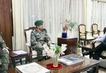 Guv commends Army for maintaining peace along borders