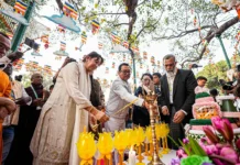 Mein attends inaugural session of 20th Intl. Tipitaka chanting ceremony at Bodhgaya