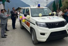 OIL donates ambulance to Walong PHC