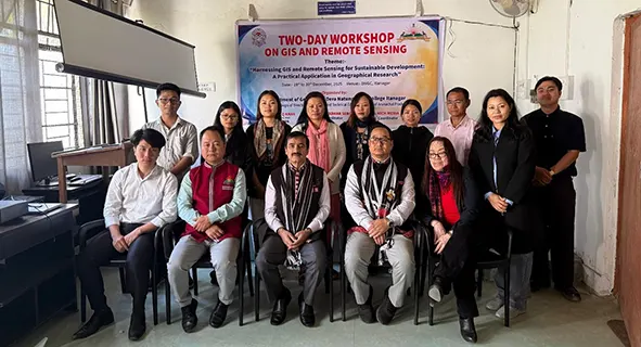 Workshop on GIS and remote sensing held at DNGC