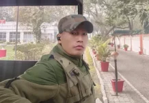 Arunachalee naik Kadaohum Bellai receives Sena Medal