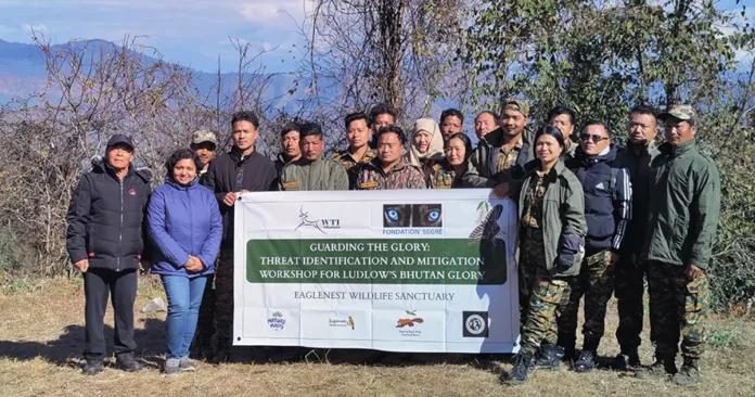 Workshop on threat identification for Ludlow's Bhutan Glory