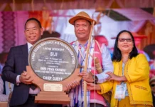 CM lays foundation stone of permanent L/Siang HQ in Siji