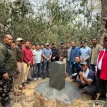 First border pillar between Assam, Arunachal erected