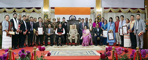 Guv confers state awards, CM's Award for Excellence in Public Administration