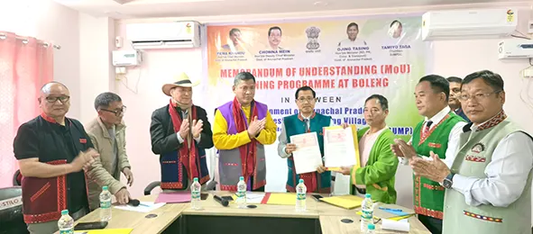 MoU signed with Sitang villagers for SUMP's PFR activities