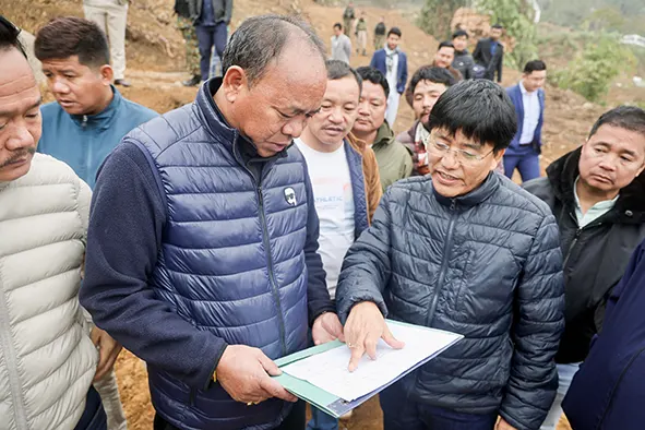Natung inspects ongoing projects, emphasises on quality work