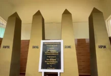 Panyang unveils ‘Pillars of Brotherhood’, announces to plant cherry blossom