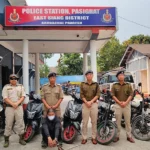 Police recover 5 stolen two-wheelers, arrest 1