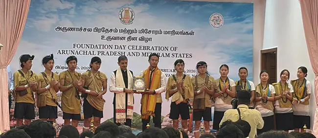 SCCZ team performs Pakhi Ittu at Chennai Lok Bhavan