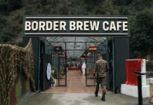 Army builds unique café on decommissioned bridge