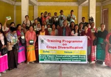 Crop diversification training progs held