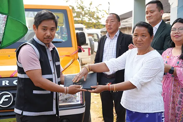 MLA donates van to school