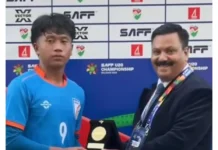 Omang Dodum instrumental in India’s unbeaten run at SAFF U-20 C’ship