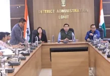 Lohit DDMA reviews monsoon preparedness