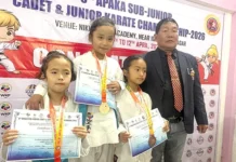 West Kameng champion of APAKA Karate C’ship