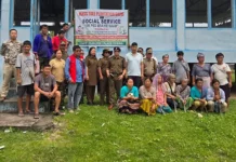 Forest officials conduct plantation drive at Debing